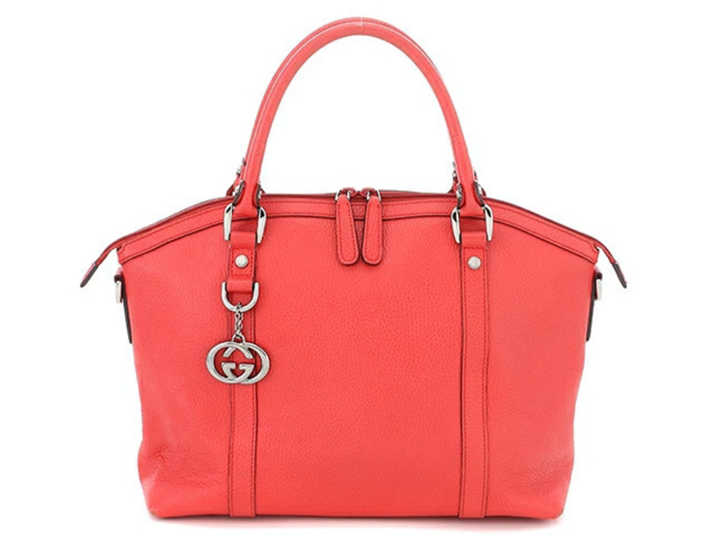 Gucci shoulder bag calfskin red